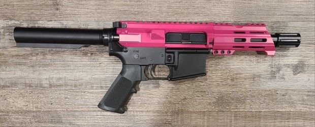 *USED* PSA PA-15 5" 30+1 SEMI-AUTO 7.62X39 PISTOL, BLK/PINK, NO BOX