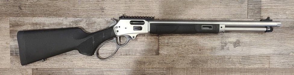 *USED* SMITH &amp; WESSON 1854 19" 9+1 LEVER-ACTION 44 MAGNUM RIFLE, GRY/STNLS, COMES W/ MANUAL, NO BOX