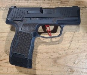 *USED* SIG SAUER P365 3" 12+1 SEMI-AUTO 9MM PISTOL, BLK/GRY, COMES W/ 2 MAGS, NO BOX
