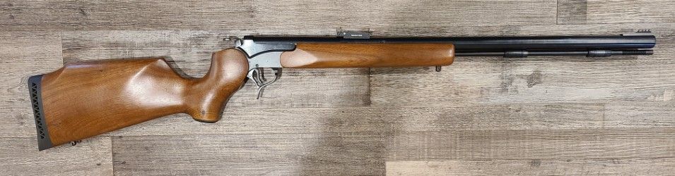 *CONS* THOMPSON CENTER ENCORE 26" SINGLE SHOT BREAK-ACTION .50CAL MUZZLE LOADER, WOOD/BLK, NO BOX