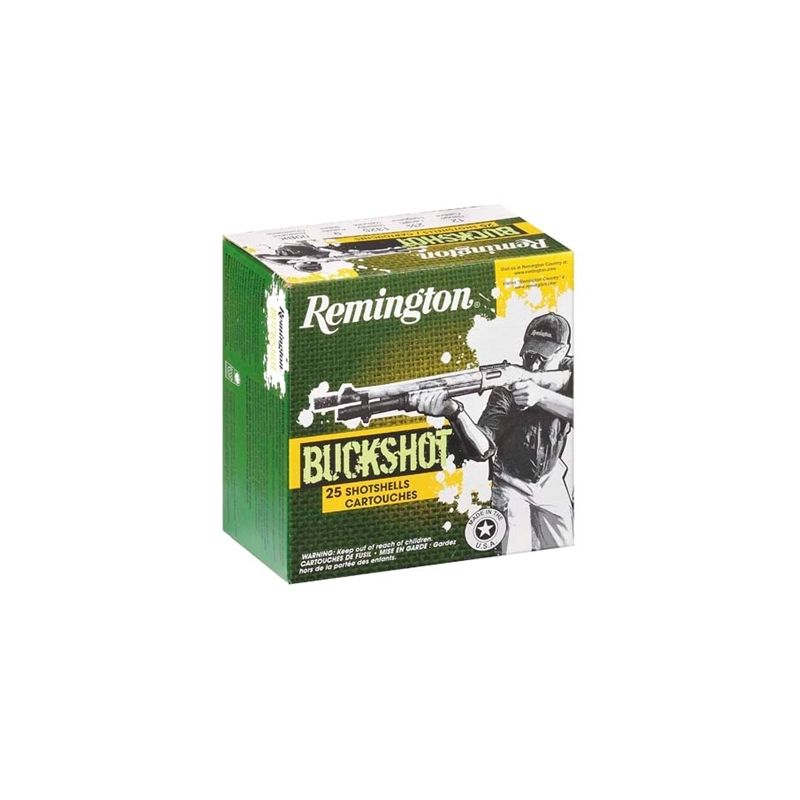 Remington Express Buckshot 12 Gauge 2.75 00 Buck Shot 25 RD 047700513904