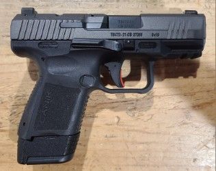 *CONS* CANIK TP9 ELITE SC 3.5" 12+1 SEMI-AUTO 9MM PISTOL, BLK/GRY, COMES W/ 3 MAGS, HOLSTER CT RED DOT, ORIGINAL CASE/ACCYS