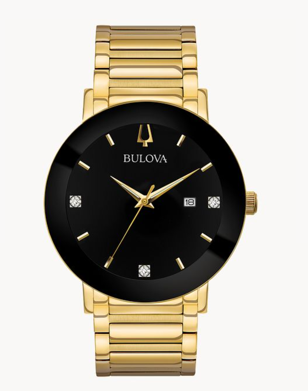 Reloj BULOVA 
Futuro Modern
Tres diamantes en la esfera
97D116