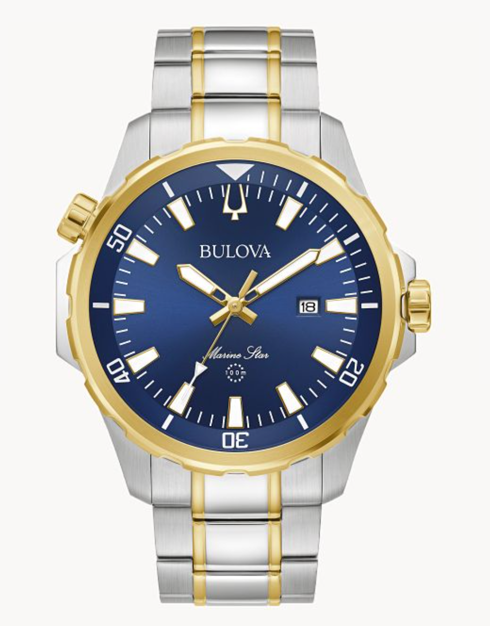 Reloj BULOVA 
Marine Star Series B
Resistente al agua hasta 100 metros.
98B384