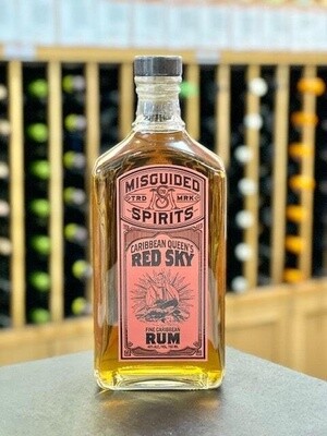 Misguided Spirits Caribbean Queen&#39;s Red Sky Rum