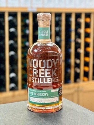 Woody Creek Single Barrel Straight Rye Whiskey