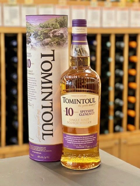 Tomintoul 10-Year The Gentle Dram Speyside Glenlivet Single Malt