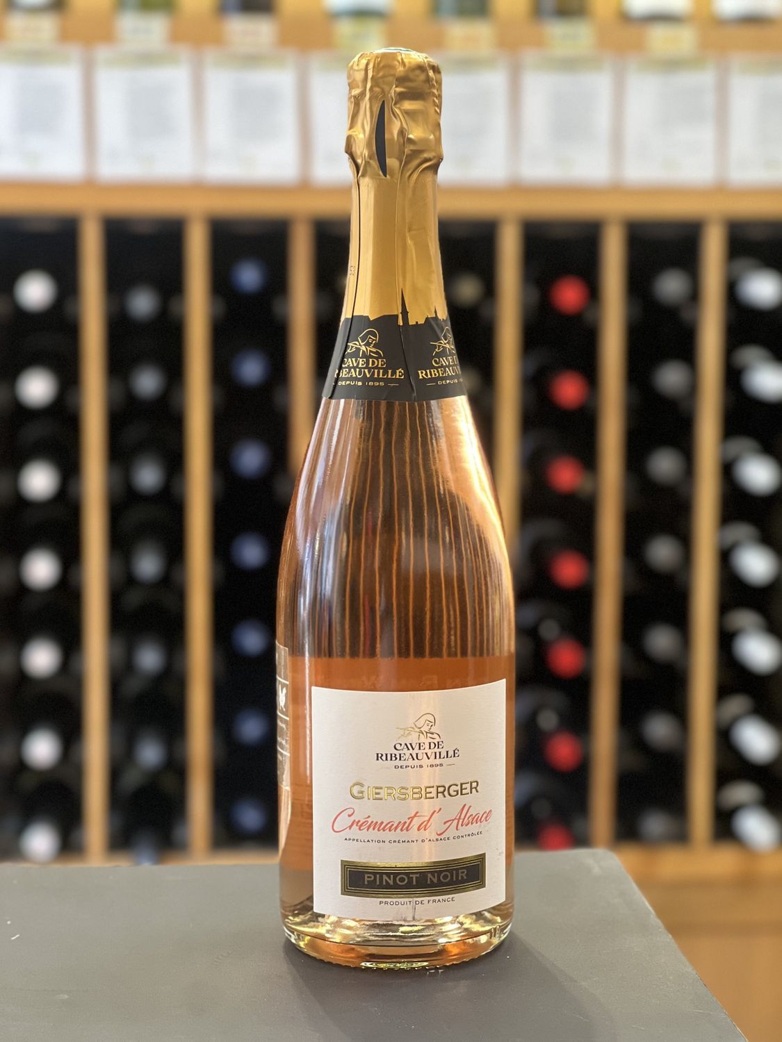 Cave de Ribeauville Cremant d&#39;Alsace Rose SUSTAINABLE