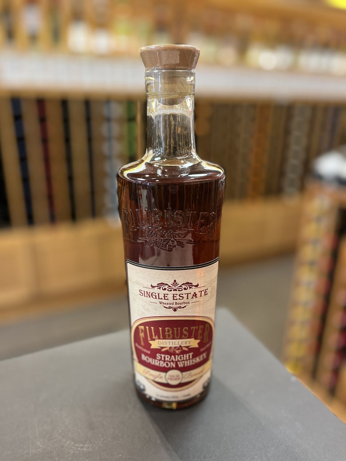 Filibuster Distillery Single Estate  Single Barrel Straight Bourbon Whiskey
