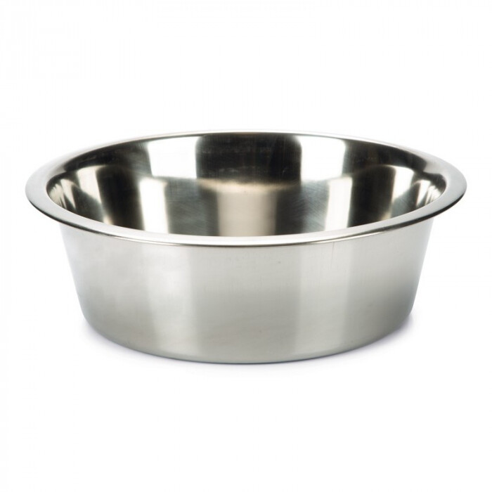 RVS Voerbak voor Honden 13 cm - 0,5 Ltr