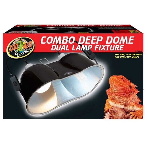 Zoo Med Mini Combo Deep Dome Lamp Fixture