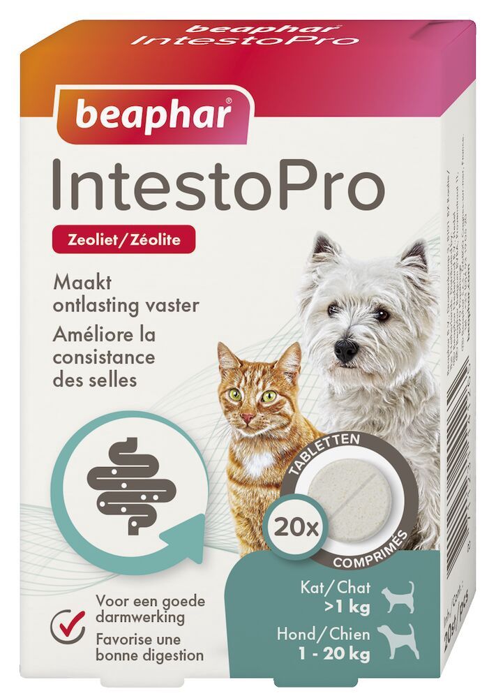 Intestopro Tabletten Hond &amp; Kat S 20st