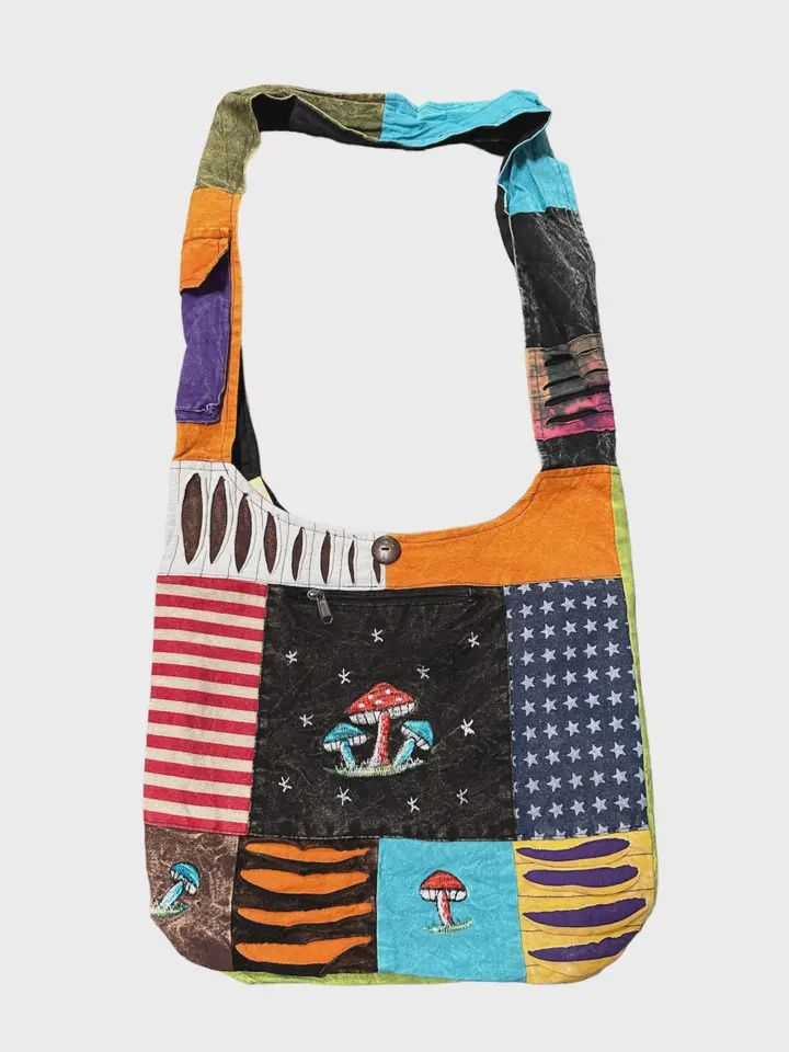 Hemp Bag, design: Mushroom