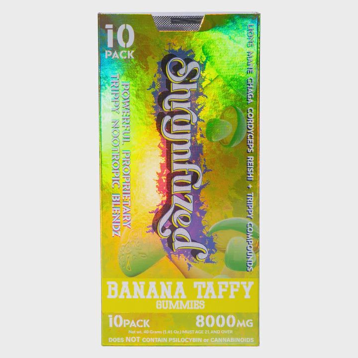 Shrumfuzed Psychedelic Mushroom 10ct, Flavor: Banana Taffy