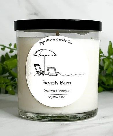 High Flame 8 oz Soy Candle