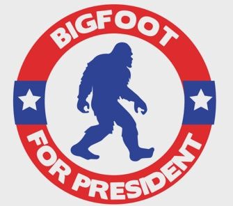 Bigfoot For President Pin