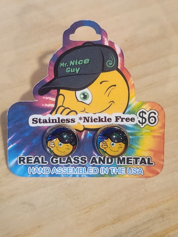 Mr Nice Guy Post Earrings