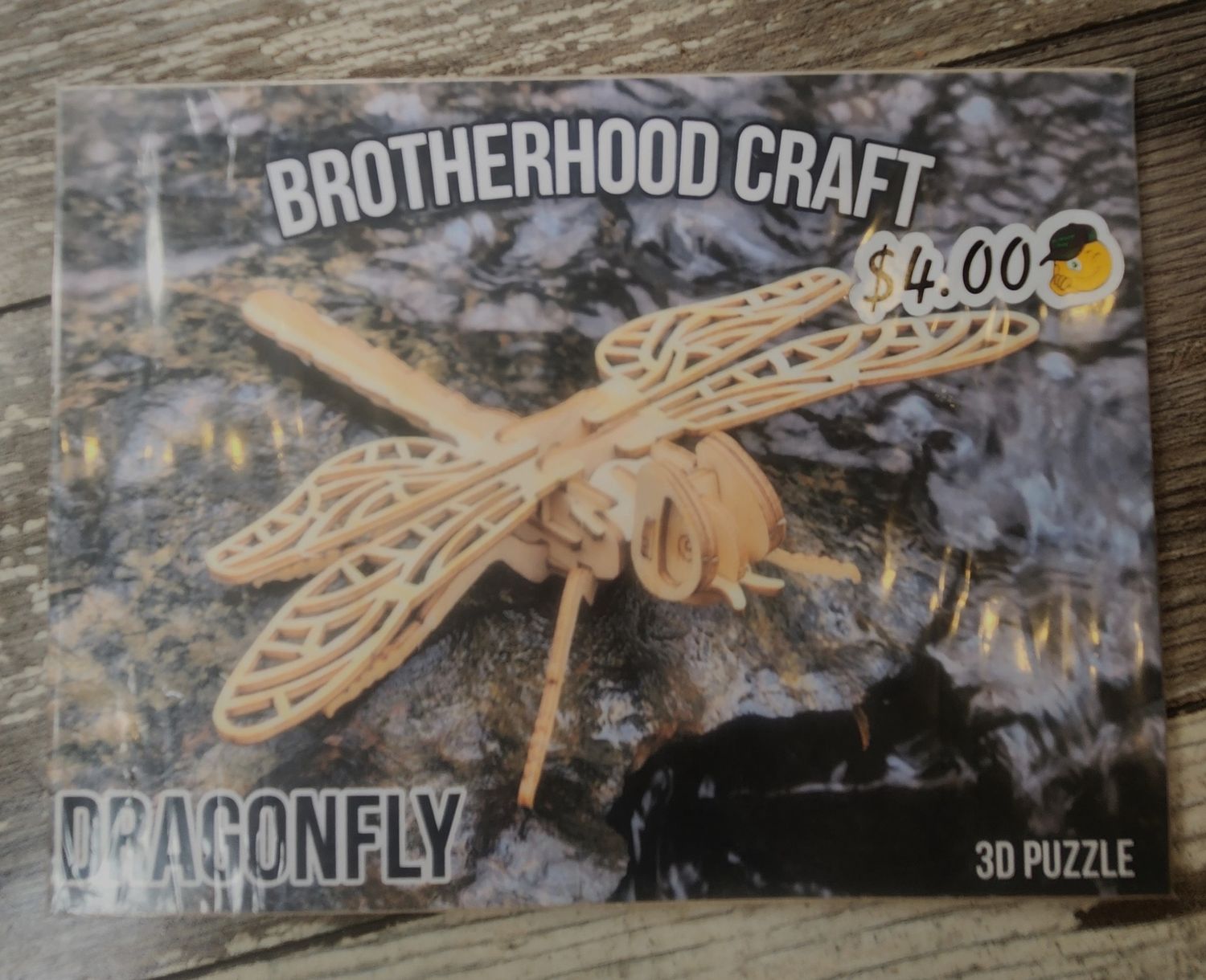 3 D puzzle, design: dragonfly