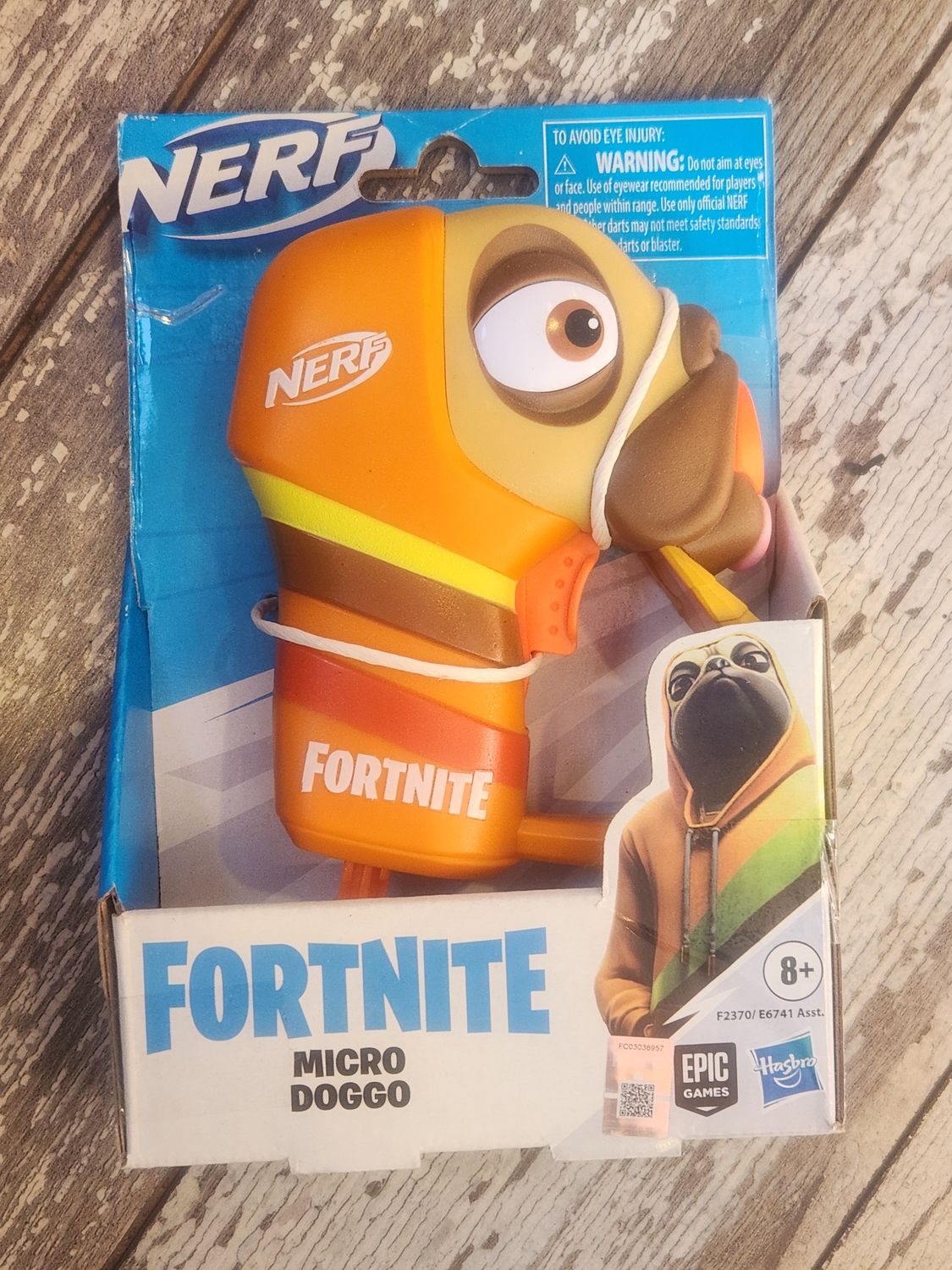 Fortnite Micro Nurf Gun, style: Doggo