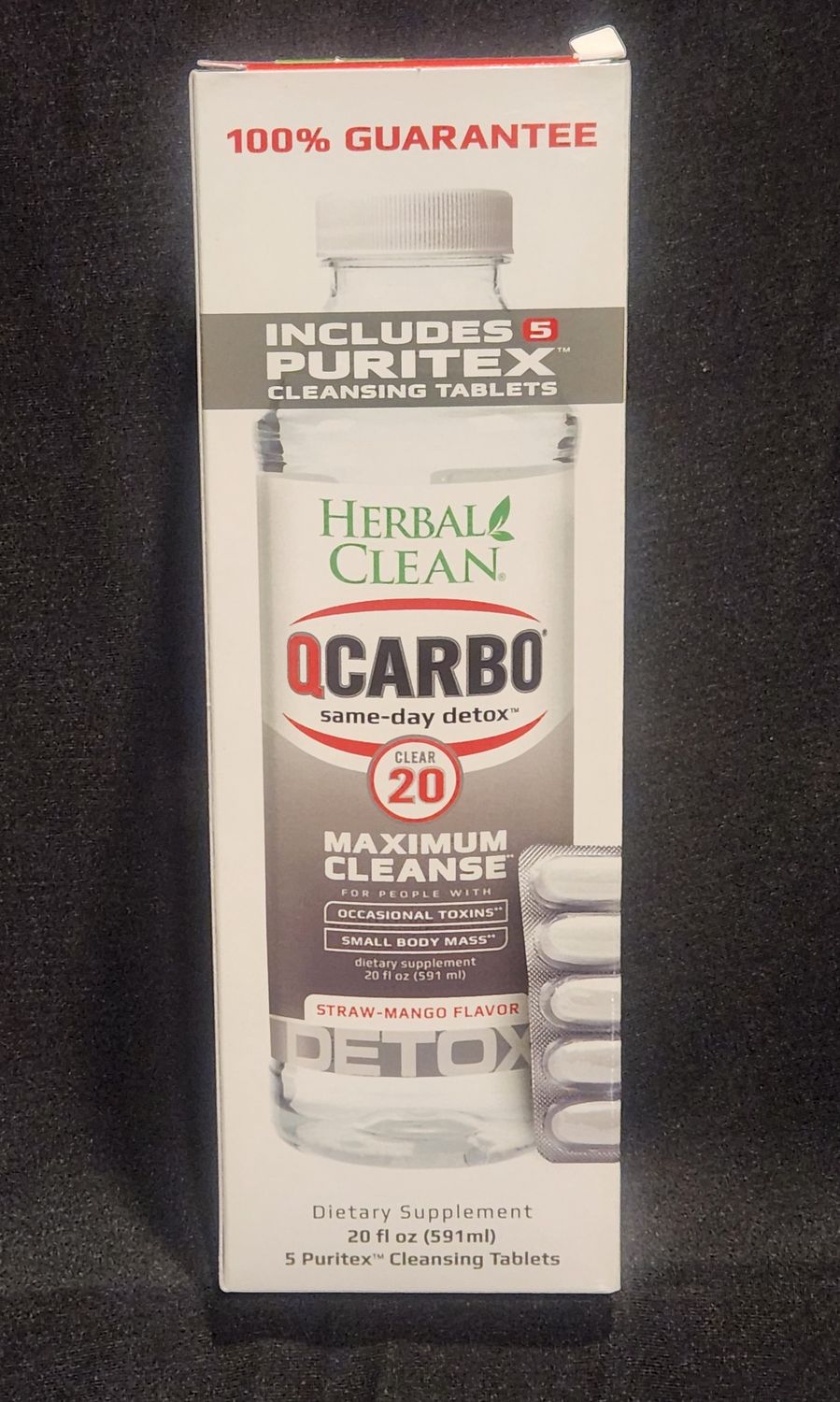Herbal Clean Qcarbo20 clear