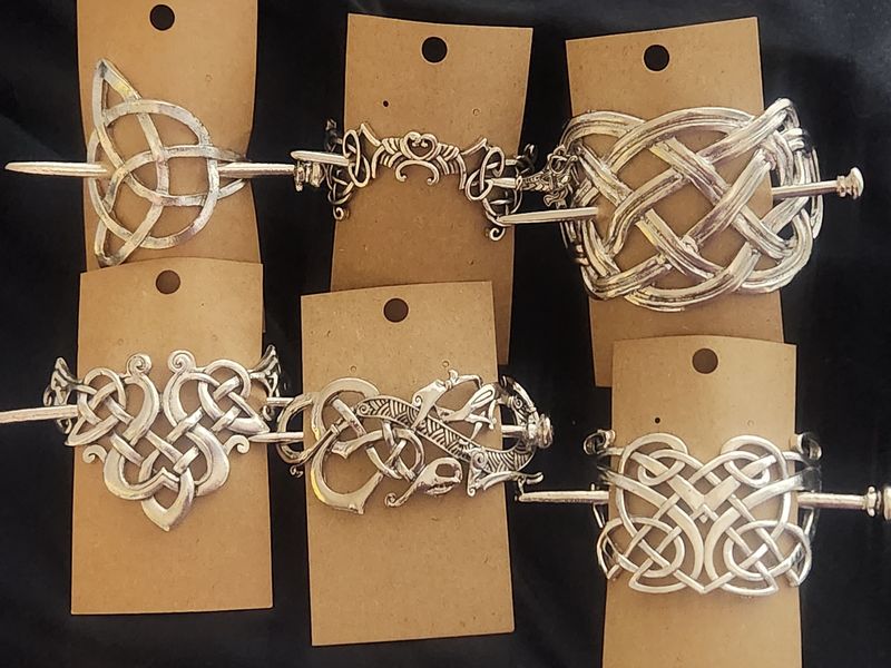 Celtic Hair Clips