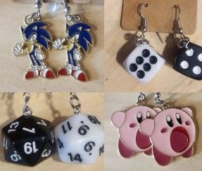 Gaming Earrings by Momo