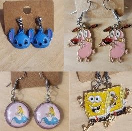 Character Earrings by Momo