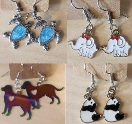 Animal Earrings by Momo