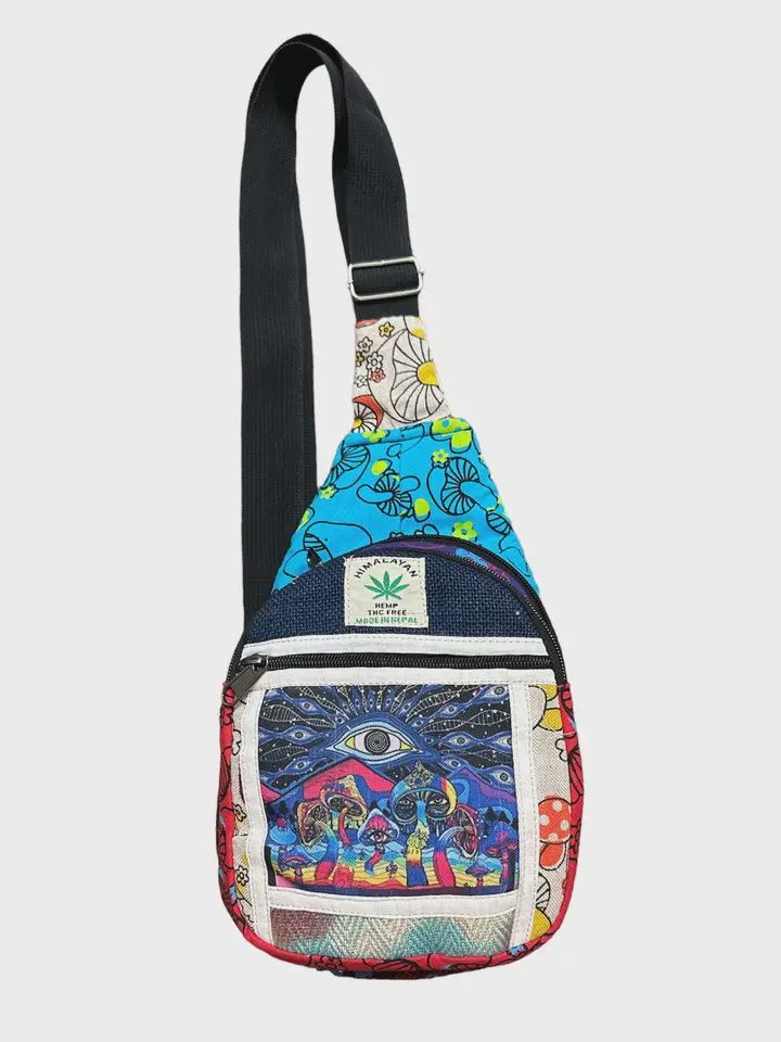 Hemp Crossbody Bag, design: Third Eye