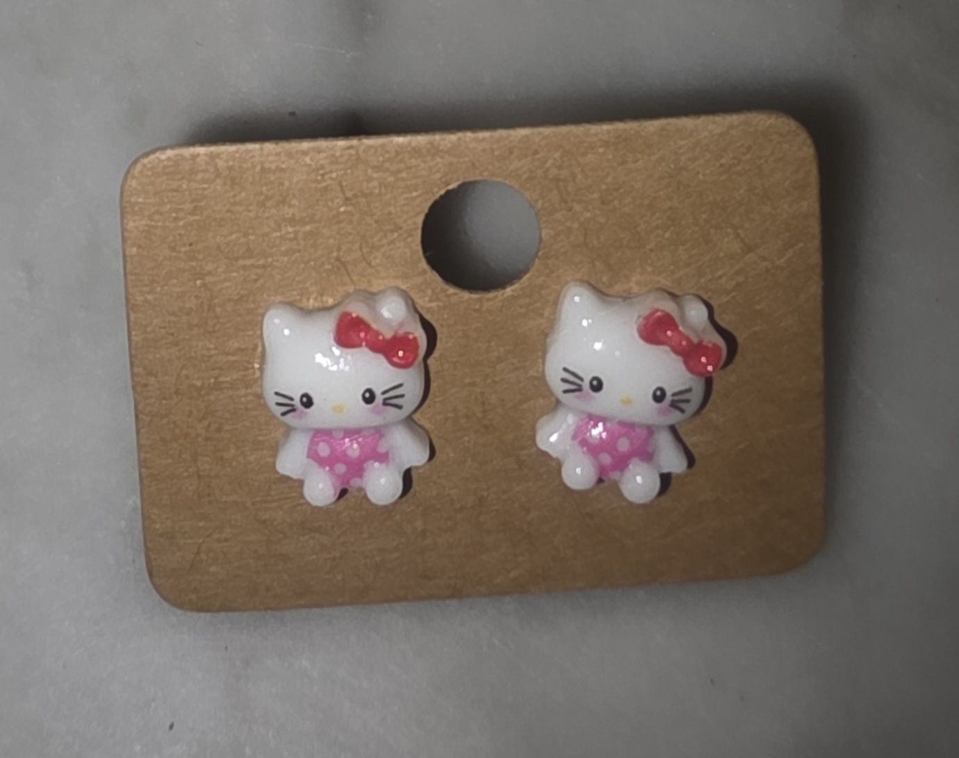 Character Earrings by Momo, design: Hello Kitty Stud