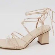 Bamboo Lasting Nude Block Heel