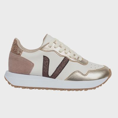 Ace Sneakers-NUDE/BRONZE