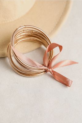 Jelly Bracelet Set-APRICOT