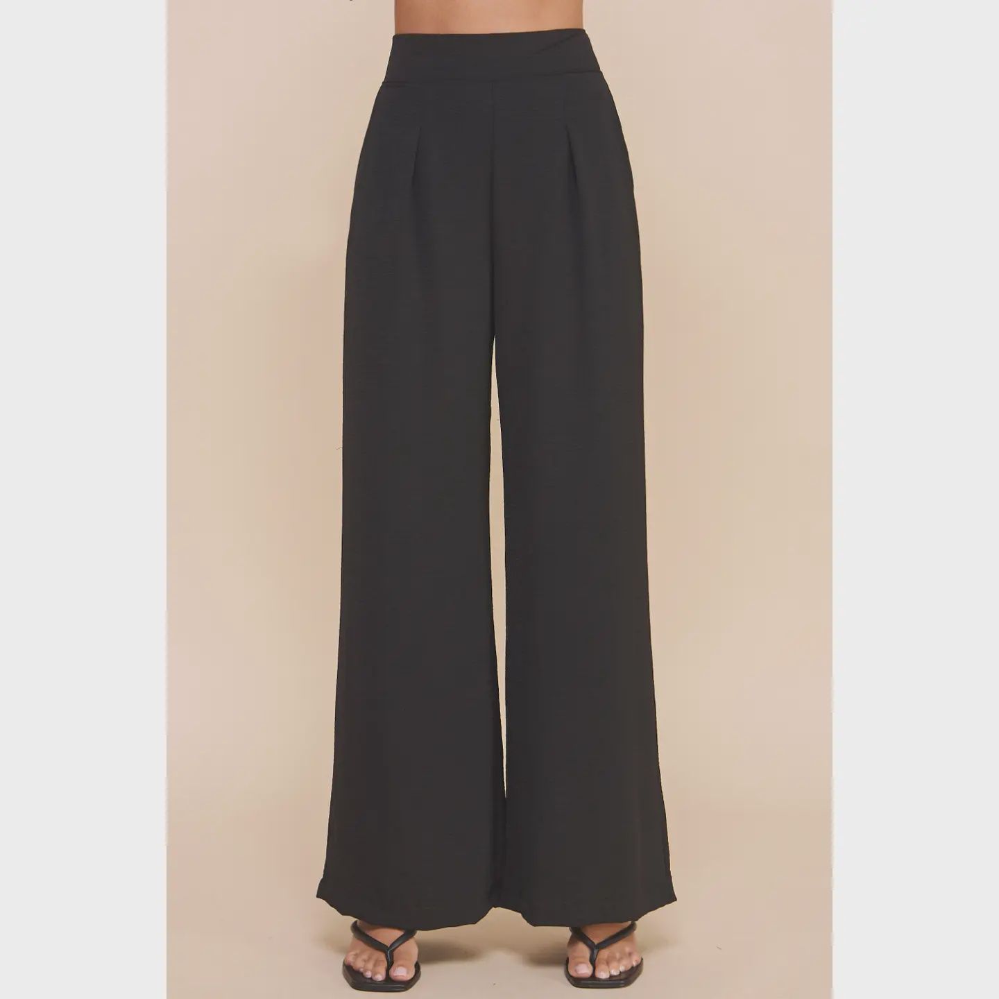 Black Flowy Pants