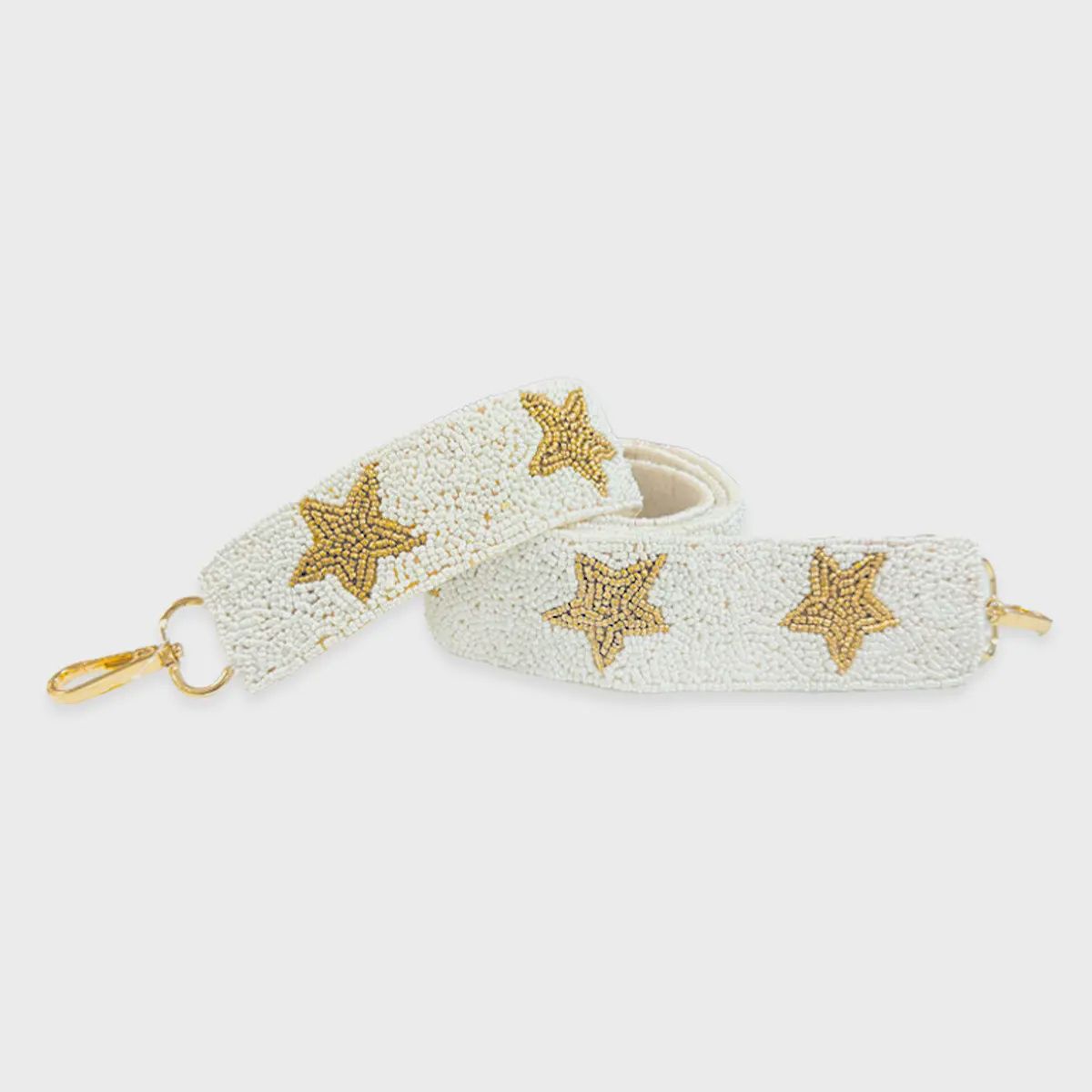 Gold Star Beaded Crossbody Strap