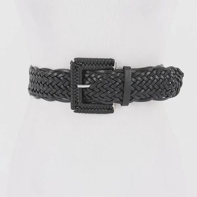 Braided Stretch Belt - BLACK