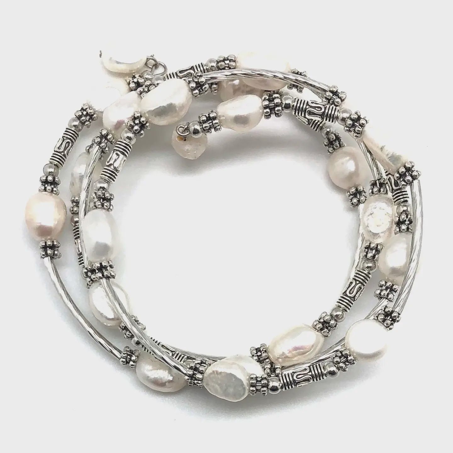 Freshwater Pearl Wrap Bracelet