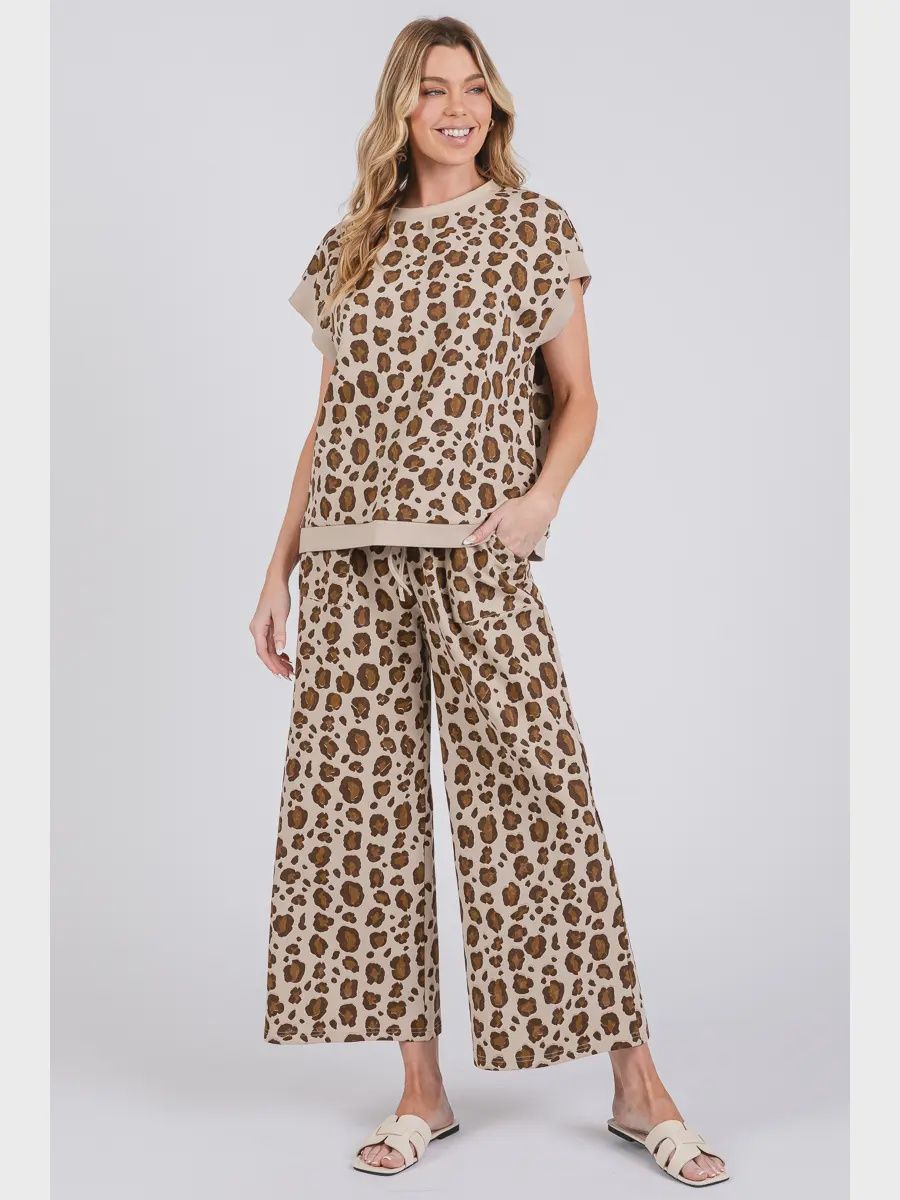 Leopard Scuba Set - BROWN MULTI