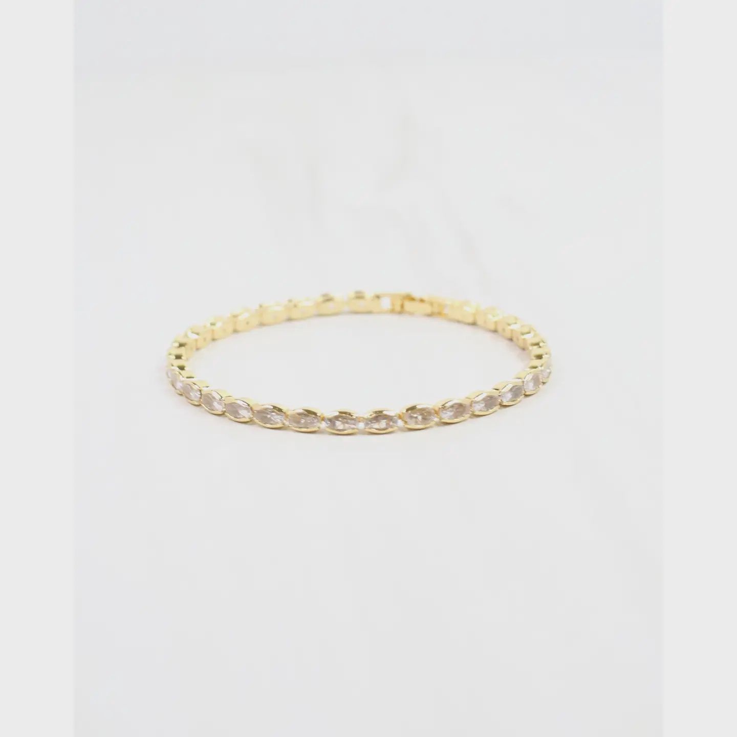 Clovis Cz Bracelet Gold