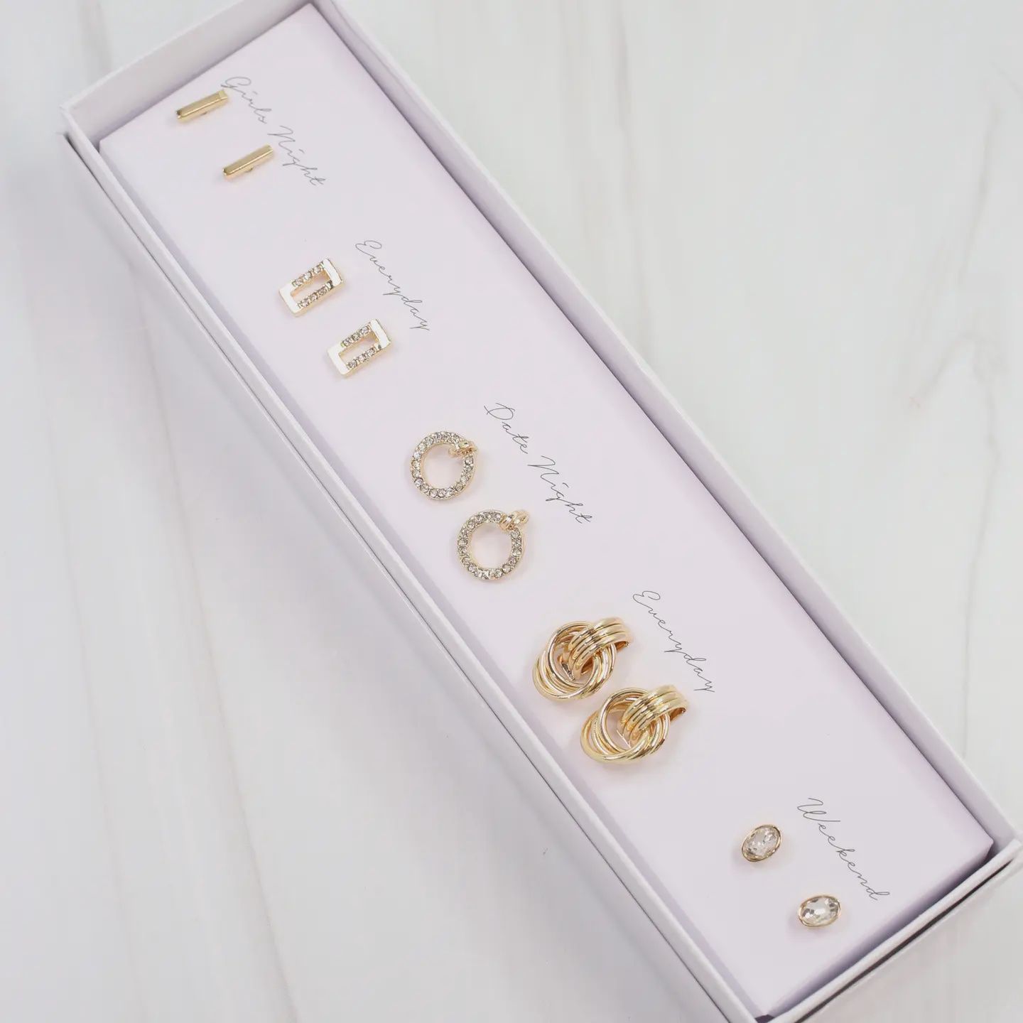 Sutton Earring Set Gold