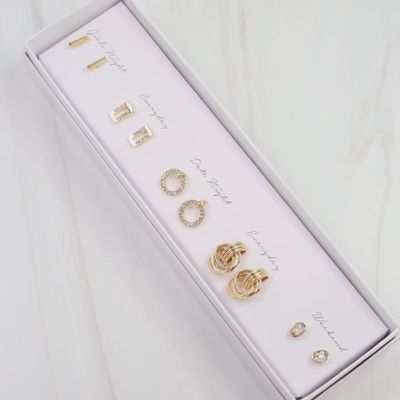 Sutton Earring Set Gold