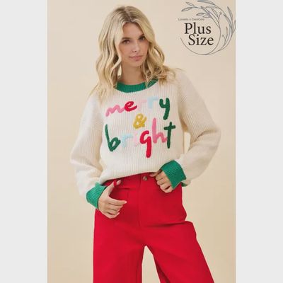 Plus Merry &amp; Bright Sweater