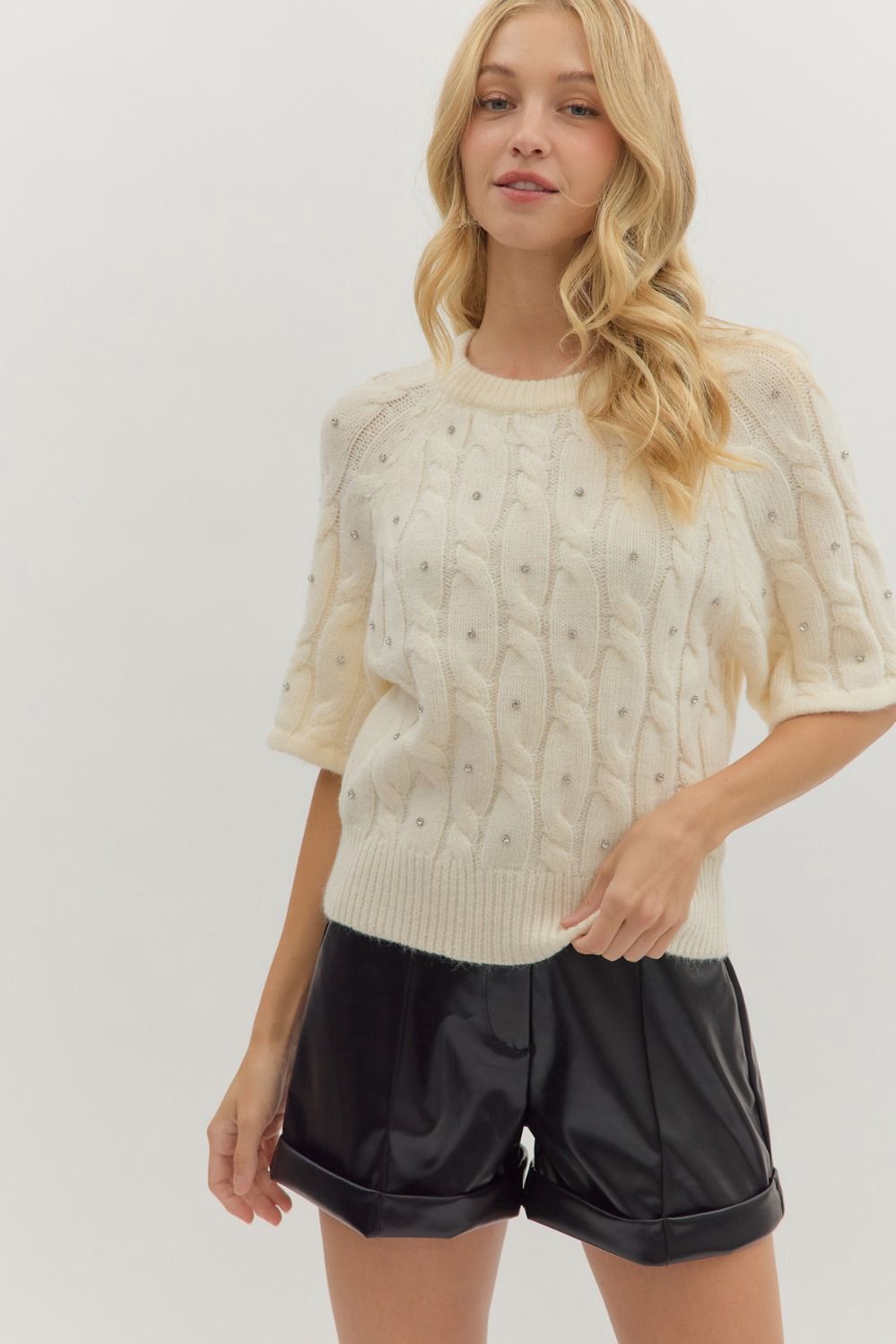 The Elle Sweater - CREAM