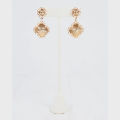 Darby Double Clover Earring