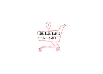 $5, $10, $15, $20 Sale