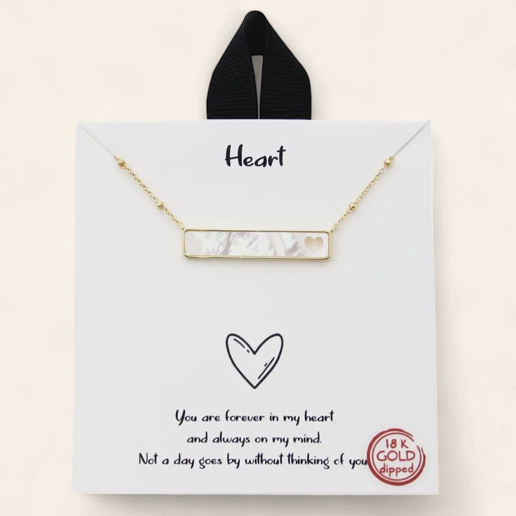 Mother of Pearl Bar Necklace