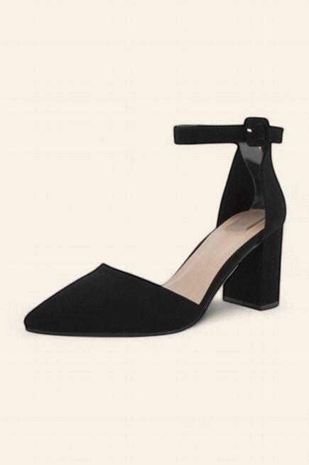 Ingrid Pointed Toe Heel-BLACK