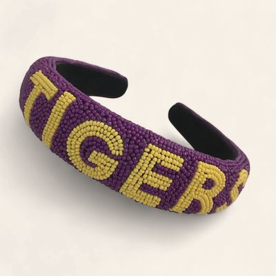 Tigers Beaded Headband