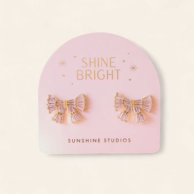 Sparkle Bow Earrings