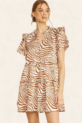 Tiger Stripe Dress - GINGER
